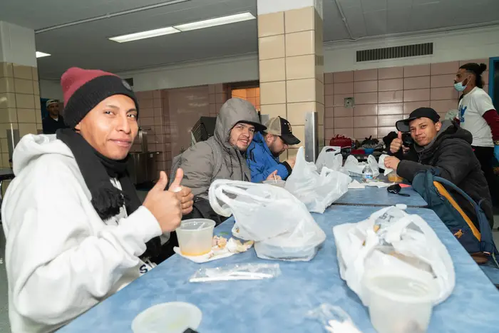 Asylum seekers receive assistance in New York